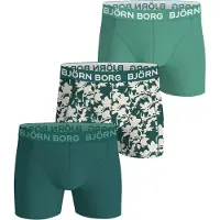 Björn Borg Boxer-shorts Lot de 3 Vert taille M