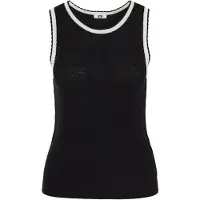 We fashion Tops en tricot noir / blanc