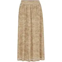 We fashion Jupe beige / beige foncé