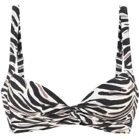 LASCANA Hauts de bikini crème / marron / noir