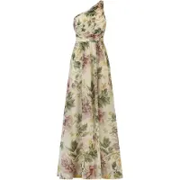 Kraimod Robe de soirée jaune clair / vert clair / mauve / blanc