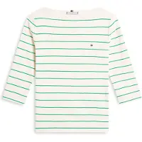 Tommy Hilfiger T-shirt 'NEW CODY' vert / blanc