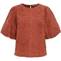 We fashion Chemisier rouge rouille