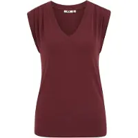 We fashion Haut rouge foncé