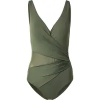 Hunkemoller Maillot de bain modelant vert foncé