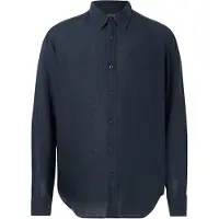 BOSS pour homme. 50567579 Chemise Relegant 6 navy (M), Casuel, Lin, Manche longue, Marine