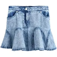 SmALLSAINTS Jupe bleu denim