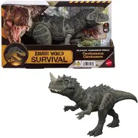 Mattel Jurassic World : Actionfigur Survival Wild Roar Ceratosaurus