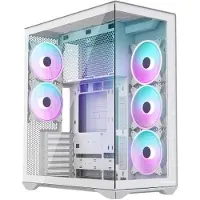 Modecom Volcano Space Xl Argb Full Tower 5f White Pc Tower Case Blanc