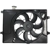 Hella Ventilateur de refroidissement du moteur 12 V, 120 W, 2 pôles, , pour HYUNDAI ELANTRA, entre autres