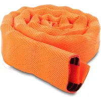 DeLOCK Tuyau plat à double paroi 40 x 16 mm avec indicateur d'usure, orange
