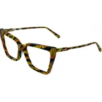 Karl Lagerfeld Lunettes de vue - - KL6216 - Acétate - Marron rayé - Femme