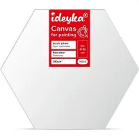 Ideyka Toile de peinture sur châssis hexagonal de 39 cm -