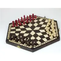 Abino Jeu d'échecs pour 3 personnes