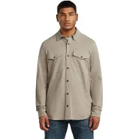 G-Star Marine Long Sleeve Shirt Beige M Homme