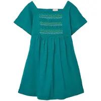 Boboli 413176 Short Sleeve Dress Vert 10 Years Fille