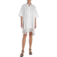 Replay W9243 .000.85533 Short Sleeve Short Dress Blanc M Femme
