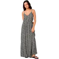 Rip Curl Molokaï Sleeveless Long Dress Gris M Femme