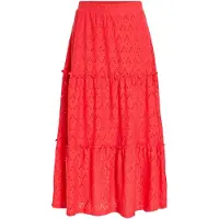Vila Jupe 'VIAmalina' rouge clair