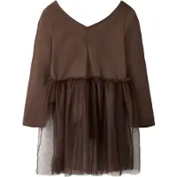 Name it Justaucorps de Gymnastique - NmfDaisy - Chocolate Martin - - 5 ans (110) - Vêtements de Gymnastique