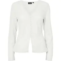 Pieces Cardigan 'PCBaisy' blanc