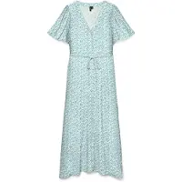 Vero Moda Alba Short Sleeve Dress Blanc S Femme