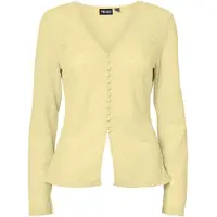 Pieces Cardigan 'PCBaisy' jaune