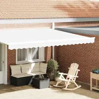 Syfax Remplacement de lambrequin Blanc 4,5 m Polyester
