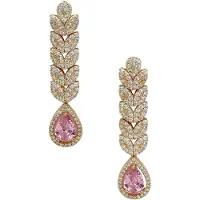 Avant Garde Boucles d'oreilles 'Vellune' rose clair