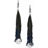 Avant Garde Boucles d'oreilles 'Vessira' bleu