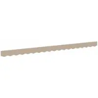 vidaXL , remplacement de jupe de marquise, beige, 380 x 20 cm, polyester
