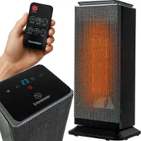 Kaminer 26376 Chauffage électrique Lumni 2.0, télécommande, 2000 W, noir