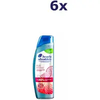 Head & shoulders Lot de 6 shampoings - 250 ml - Pamplemousse pur et intense