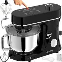 Ruhhy Robot ménager 5,7 l, 2000 W, avec fonction chauffage, noir