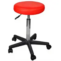 vidaXL Tabouret de bureau rouge