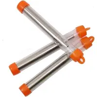 OEM Lot de 3 soufflets pliables en acier inoxydable - Pour cheminées, barbecues et feux de camp - Idéal pour les voyages