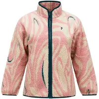 Peak Performance - Polaire sherpa zippée - W Graphic Pile Jacket Topo Swirl pour Femme - Taille S - Rose