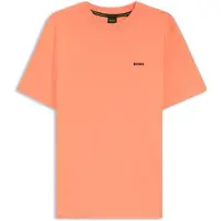 BOSS 50506373 Green Short Sleeve T-shirt Orange L Homme