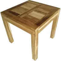 OEM Table d'extérieur en bois massif - 50 x 50 cm, modèle en teck