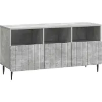 vidaXL Meuble TV , gris béton, 102 x 34,5 x 50 cm, aggloméré