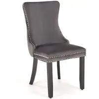 Halmar Chaise ALDA gris cendré