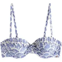 Next Hauts de bikini gentiane / blanc