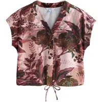 Next Chemisier olive / vert foncé / cyclamen / rose pastel