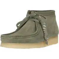 Clarks Chaussure à lacets 'Wallabee Boot' kaki