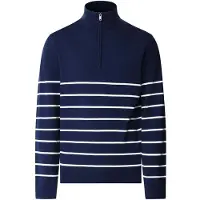 Hackett London Pull-over bleu marine / blanc