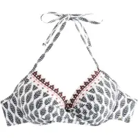 Next Hauts de bikini crème / marron / noir