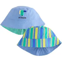 Next Chapeau turquoise / bleu-gris / jaune