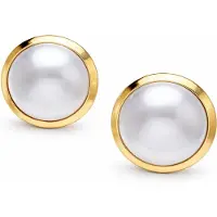 Avant Garde Boucles d'oreilles 'Virelle' blanc