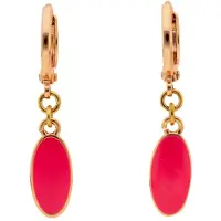 IZIA Boucles d'oreilles or / rose