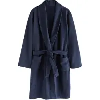 Next Peignoir court bleu marine
